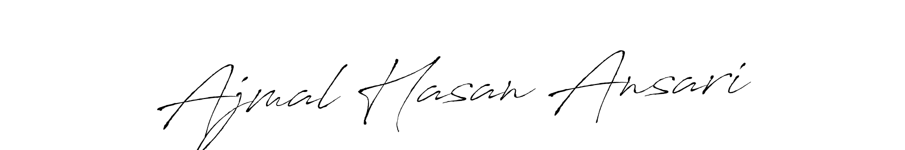 Make a beautiful signature design for name Ajmal Hasan Ansari. Use this online signature maker to create a handwritten signature for free. Ajmal Hasan Ansari signature style 6 images and pictures png