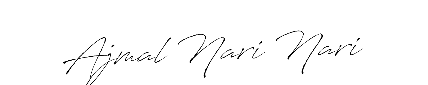 You should practise on your own different ways (Antro_Vectra) to write your name (Ajmal Nari Nari) in signature. don't let someone else do it for you. Ajmal Nari Nari signature style 6 images and pictures png