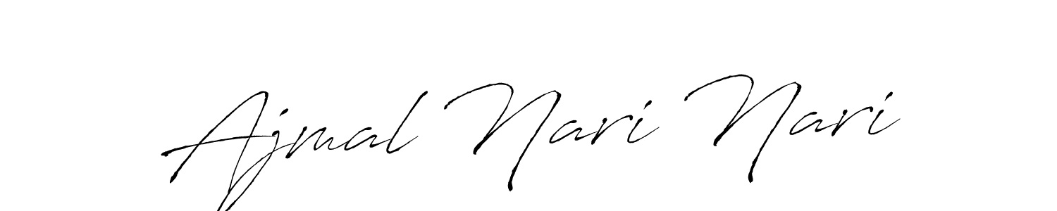 You should practise on your own different ways (Antro_Vectra) to write your name (Ajmal Nari Nari) in signature. don't let someone else do it for you. Ajmal Nari Nari signature style 6 images and pictures png