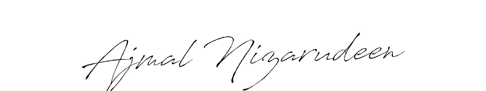 The best way (Antro_Vectra) to make a short signature is to pick only two or three words in your name. The name Ajmal Nizarudeen include a total of six letters. For converting this name. Ajmal Nizarudeen signature style 6 images and pictures png