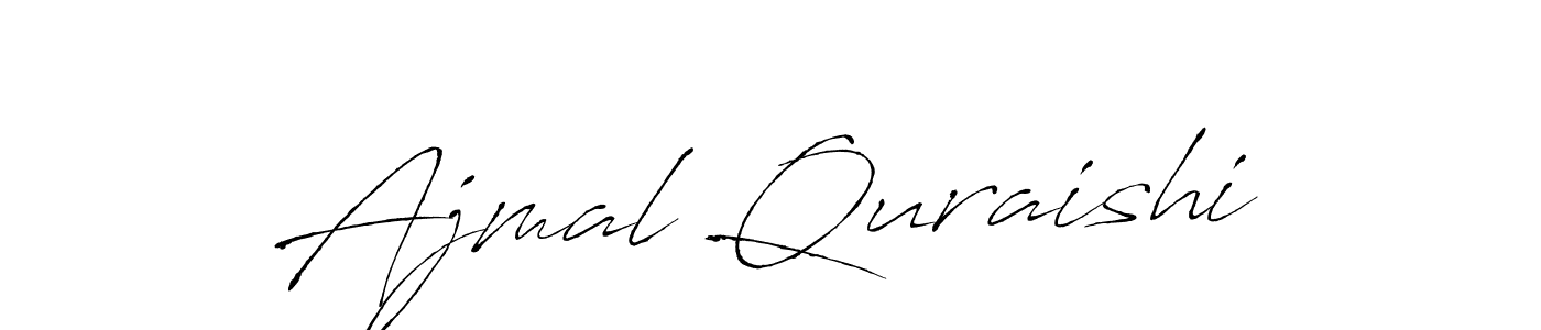 Antro_Vectra is a professional signature style that is perfect for those who want to add a touch of class to their signature. It is also a great choice for those who want to make their signature more unique. Get Ajmal Quraishi name to fancy signature for free. Ajmal Quraishi signature style 6 images and pictures png
