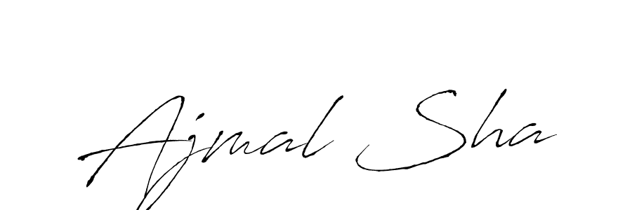 Antro_Vectra is a professional signature style that is perfect for those who want to add a touch of class to their signature. It is also a great choice for those who want to make their signature more unique. Get Ajmal Sha name to fancy signature for free. Ajmal Sha signature style 6 images and pictures png