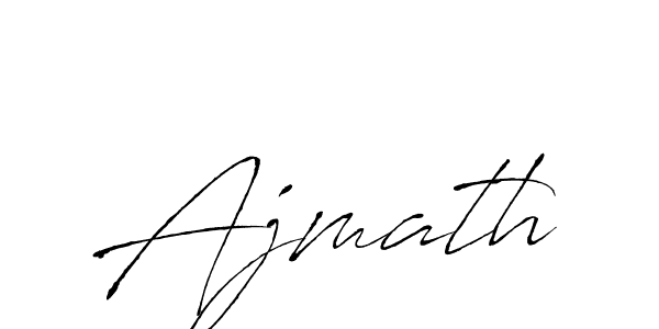 Ajmath stylish signature style. Best Handwritten Sign (Antro_Vectra) for my name. Handwritten Signature Collection Ideas for my name Ajmath. Ajmath signature style 6 images and pictures png