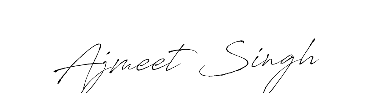 How to make Ajmeet Singh signature? Antro_Vectra is a professional autograph style. Create handwritten signature for Ajmeet Singh name. Ajmeet Singh signature style 6 images and pictures png
