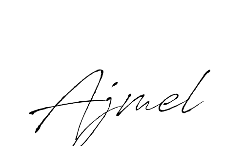 Similarly Antro_Vectra is the best handwritten signature design. Signature creator online .You can use it as an online autograph creator for name Ajmel. Ajmel signature style 6 images and pictures png