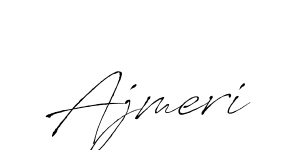 Ajmeri stylish signature style. Best Handwritten Sign (Antro_Vectra) for my name. Handwritten Signature Collection Ideas for my name Ajmeri. Ajmeri signature style 6 images and pictures png