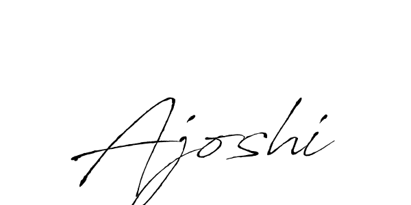 Antro_Vectra is a professional signature style that is perfect for those who want to add a touch of class to their signature. It is also a great choice for those who want to make their signature more unique. Get Ajoshi name to fancy signature for free. Ajoshi signature style 6 images and pictures png