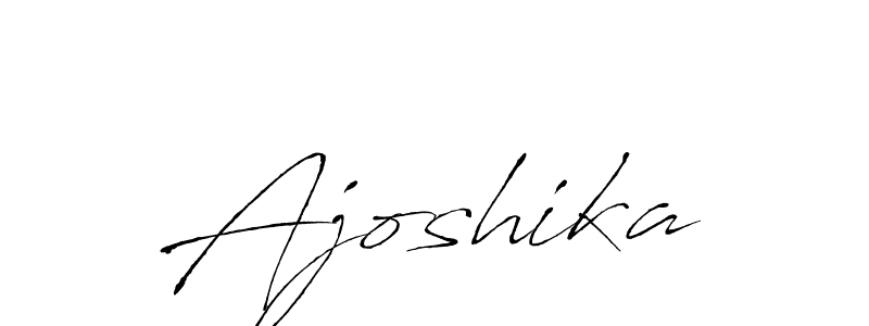 How to make Ajoshika name signature. Use Antro_Vectra style for creating short signs online. This is the latest handwritten sign. Ajoshika signature style 6 images and pictures png