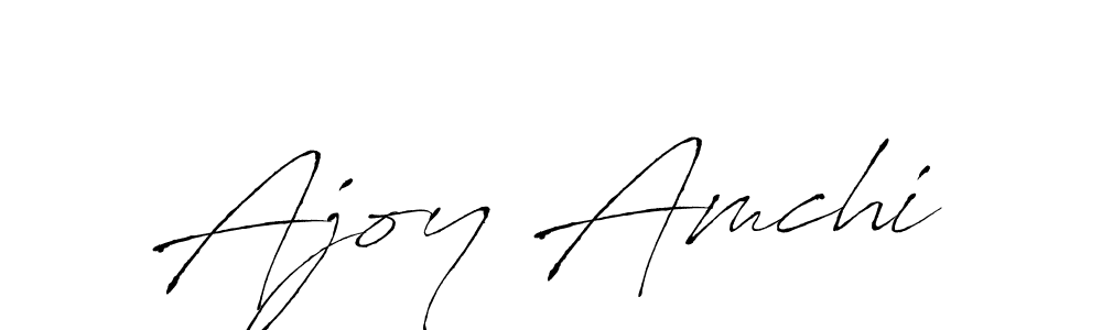 Use a signature maker to create a handwritten signature online. With this signature software, you can design (Antro_Vectra) your own signature for name Ajoy Amchi. Ajoy Amchi signature style 6 images and pictures png