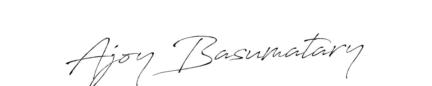 Make a beautiful signature design for name Ajoy Basumatary. With this signature (Antro_Vectra) style, you can create a handwritten signature for free. Ajoy Basumatary signature style 6 images and pictures png