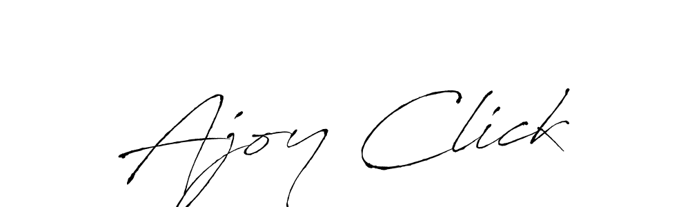 Design your own signature with our free online signature maker. With this signature software, you can create a handwritten (Antro_Vectra) signature for name Ajoy Click. Ajoy Click signature style 6 images and pictures png