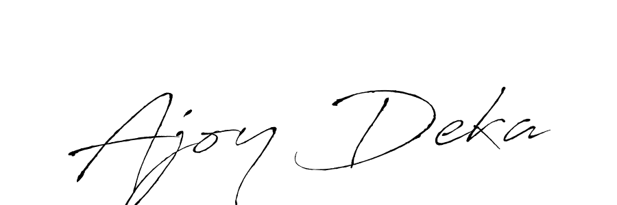 Make a beautiful signature design for name Ajoy Deka. Use this online signature maker to create a handwritten signature for free. Ajoy Deka signature style 6 images and pictures png