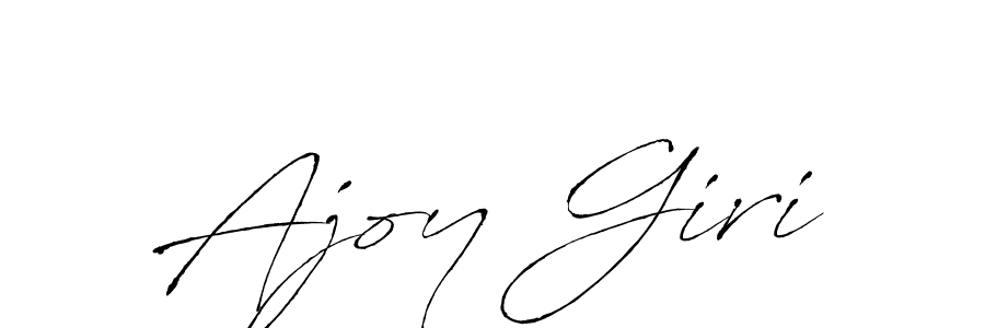 Design your own signature with our free online signature maker. With this signature software, you can create a handwritten (Antro_Vectra) signature for name Ajoy Giri. Ajoy Giri signature style 6 images and pictures png