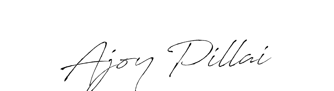 Also we have Ajoy Pillai name is the best signature style. Create professional handwritten signature collection using Antro_Vectra autograph style. Ajoy Pillai signature style 6 images and pictures png