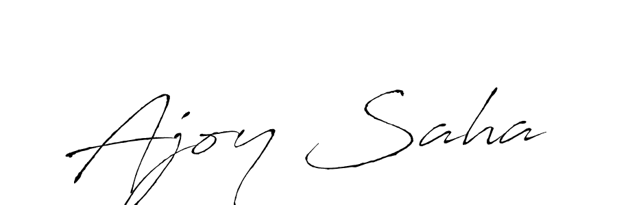 How to make Ajoy Saha name signature. Use Antro_Vectra style for creating short signs online. This is the latest handwritten sign. Ajoy Saha signature style 6 images and pictures png