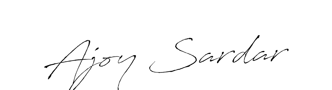Design your own signature with our free online signature maker. With this signature software, you can create a handwritten (Antro_Vectra) signature for name Ajoy Sardar. Ajoy Sardar signature style 6 images and pictures png