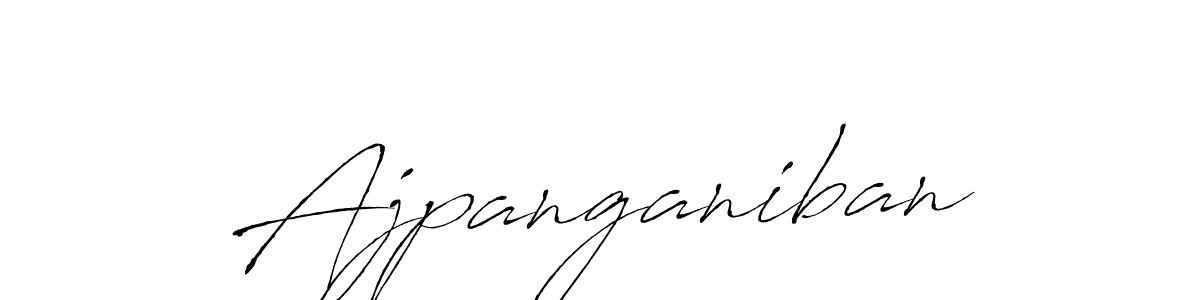 How to make Ajpanganiban signature? Antro_Vectra is a professional autograph style. Create handwritten signature for Ajpanganiban name. Ajpanganiban signature style 6 images and pictures png