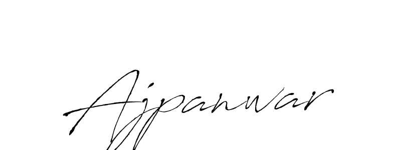 Create a beautiful signature design for name Ajpanwar. With this signature (Antro_Vectra) fonts, you can make a handwritten signature for free. Ajpanwar signature style 6 images and pictures png