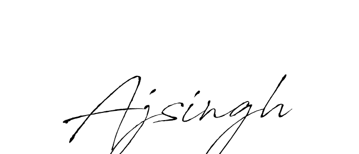 You should practise on your own different ways (Antro_Vectra) to write your name (Ajsingh) in signature. don't let someone else do it for you. Ajsingh signature style 6 images and pictures png