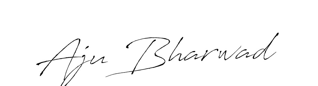 How to make Aju Bharwad signature? Antro_Vectra is a professional autograph style. Create handwritten signature for Aju Bharwad name. Aju Bharwad signature style 6 images and pictures png