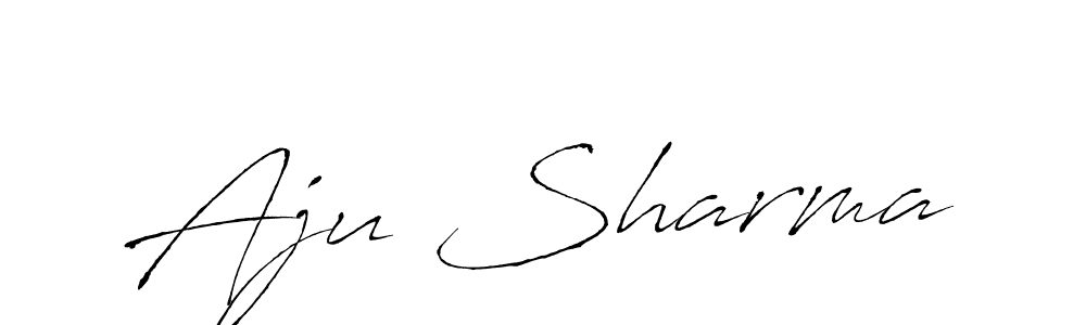 Also we have Aju Sharma name is the best signature style. Create professional handwritten signature collection using Antro_Vectra autograph style. Aju Sharma signature style 6 images and pictures png