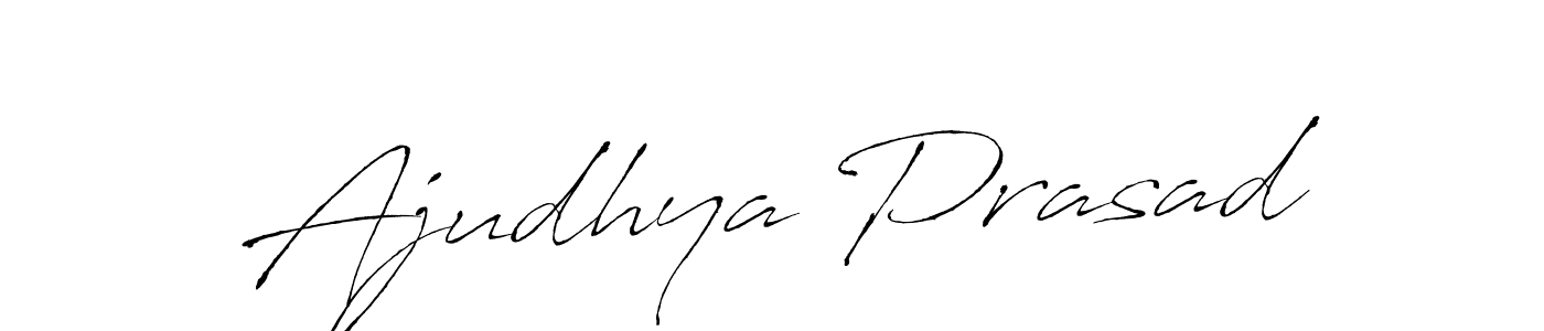 Antro_Vectra is a professional signature style that is perfect for those who want to add a touch of class to their signature. It is also a great choice for those who want to make their signature more unique. Get Ajudhya Prasad name to fancy signature for free. Ajudhya Prasad signature style 6 images and pictures png