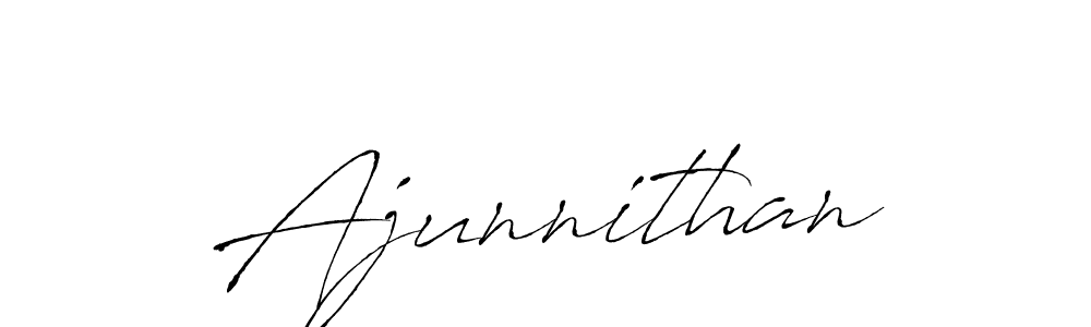 Make a short Ajunnithan signature style. Manage your documents anywhere anytime using Antro_Vectra. Create and add eSignatures, submit forms, share and send files easily. Ajunnithan signature style 6 images and pictures png