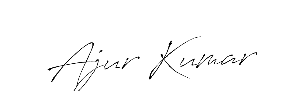 Design your own signature with our free online signature maker. With this signature software, you can create a handwritten (Antro_Vectra) signature for name Ajur Kumar. Ajur Kumar signature style 6 images and pictures png