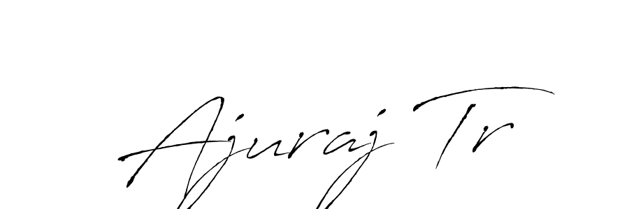 Create a beautiful signature design for name Ajuraj Tr. With this signature (Antro_Vectra) fonts, you can make a handwritten signature for free. Ajuraj Tr signature style 6 images and pictures png