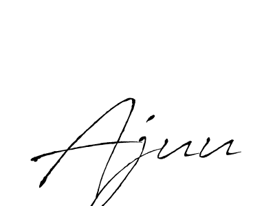 Also we have Ajuu name is the best signature style. Create professional handwritten signature collection using Antro_Vectra autograph style. Ajuu signature style 6 images and pictures png