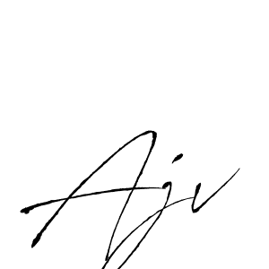 Also we have Ajv name is the best signature style. Create professional handwritten signature collection using Antro_Vectra autograph style. Ajv signature style 6 images and pictures png