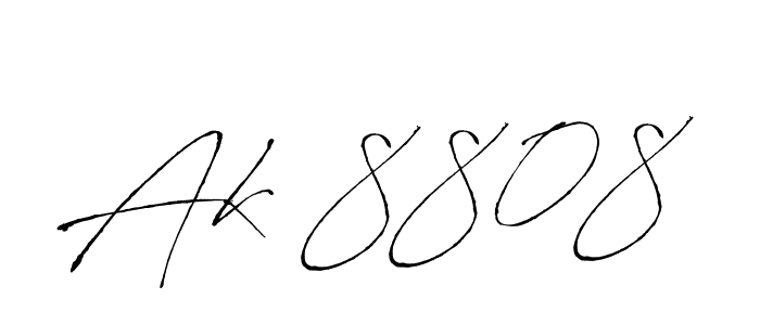 The best way (Antro_Vectra) to make a short signature is to pick only two or three words in your name. The name Ak 8808 include a total of six letters. For converting this name. Ak 8808 signature style 6 images and pictures png