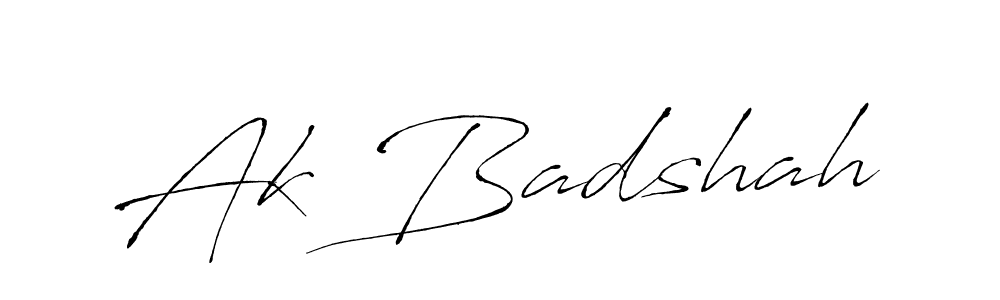 Use a signature maker to create a handwritten signature online. With this signature software, you can design (Antro_Vectra) your own signature for name Ak Badshah. Ak Badshah signature style 6 images and pictures png