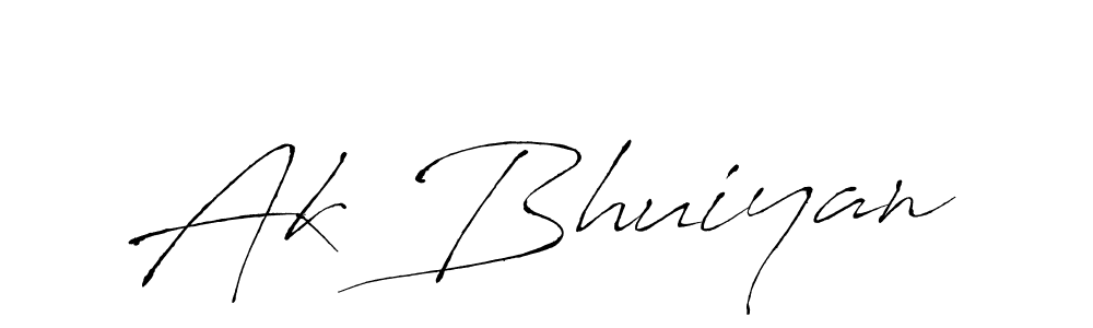 Create a beautiful signature design for name Ak Bhuiyan. With this signature (Antro_Vectra) fonts, you can make a handwritten signature for free. Ak Bhuiyan signature style 6 images and pictures png