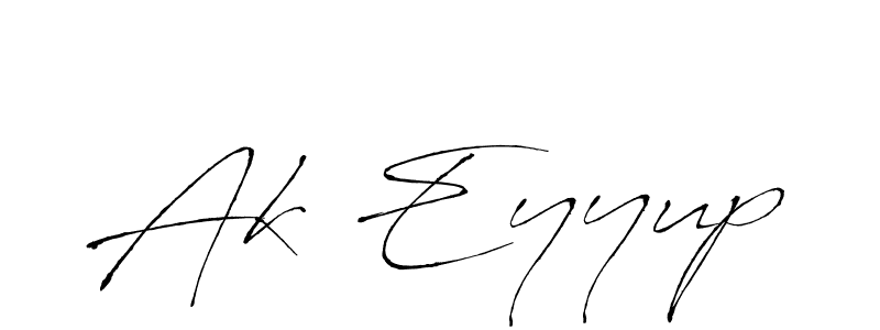 Make a beautiful signature design for name Ak Eyyup. With this signature (Antro_Vectra) style, you can create a handwritten signature for free. Ak Eyyup signature style 6 images and pictures png