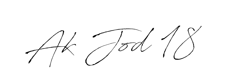 It looks lik you need a new signature style for name Ak Jod 18. Design unique handwritten (Antro_Vectra) signature with our free signature maker in just a few clicks. Ak Jod 18 signature style 6 images and pictures png