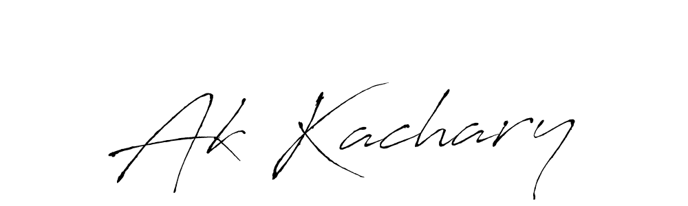 It looks lik you need a new signature style for name Ak Kachary. Design unique handwritten (Antro_Vectra) signature with our free signature maker in just a few clicks. Ak Kachary signature style 6 images and pictures png