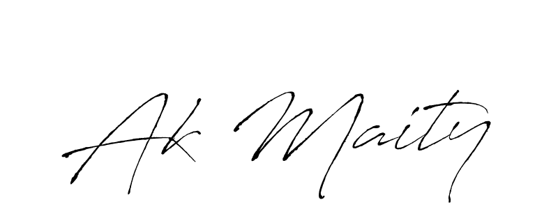 Similarly Antro_Vectra is the best handwritten signature design. Signature creator online .You can use it as an online autograph creator for name Ak Maity. Ak Maity signature style 6 images and pictures png