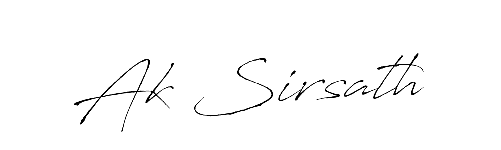 This is the best signature style for the Ak Sirsath name. Also you like these signature font (Antro_Vectra). Mix name signature. Ak Sirsath signature style 6 images and pictures png