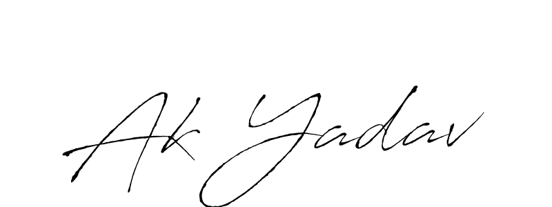 Also You can easily find your signature by using the search form. We will create Ak Yadav name handwritten signature images for you free of cost using Antro_Vectra sign style. Ak Yadav signature style 6 images and pictures png
