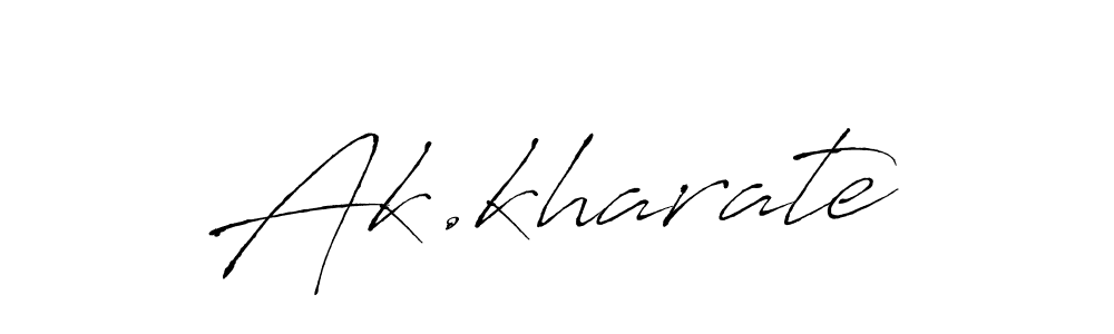 It looks lik you need a new signature style for name Ak.kharate. Design unique handwritten (Antro_Vectra) signature with our free signature maker in just a few clicks. Ak.kharate signature style 6 images and pictures png