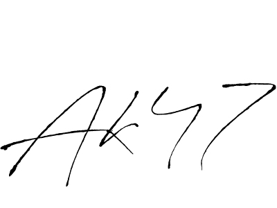 How to make Ak47 name signature. Use Antro_Vectra style for creating short signs online. This is the latest handwritten sign. Ak47 signature style 6 images and pictures png