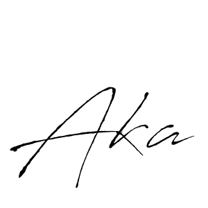 The best way (Antro_Vectra) to make a short signature is to pick only two or three words in your name. The name Aka include a total of six letters. For converting this name. Aka signature style 6 images and pictures png