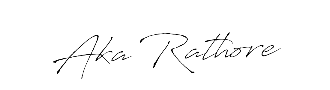 Aka Rathore stylish signature style. Best Handwritten Sign (Antro_Vectra) for my name. Handwritten Signature Collection Ideas for my name Aka Rathore. Aka Rathore signature style 6 images and pictures png