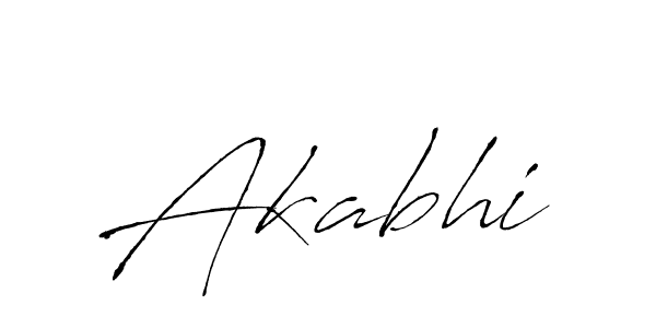 Use a signature maker to create a handwritten signature online. With this signature software, you can design (Antro_Vectra) your own signature for name Akabhi. Akabhi signature style 6 images and pictures png