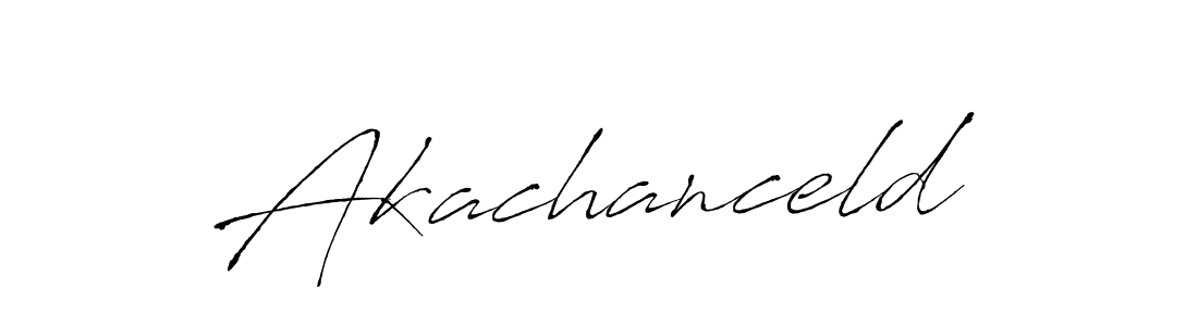 You should practise on your own different ways (Antro_Vectra) to write your name (Akachanceld) in signature. don't let someone else do it for you. Akachanceld signature style 6 images and pictures png