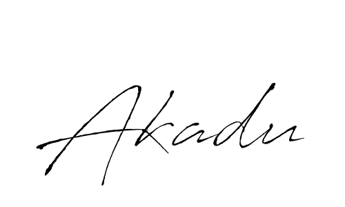 Akadu stylish signature style. Best Handwritten Sign (Antro_Vectra) for my name. Handwritten Signature Collection Ideas for my name Akadu. Akadu signature style 6 images and pictures png