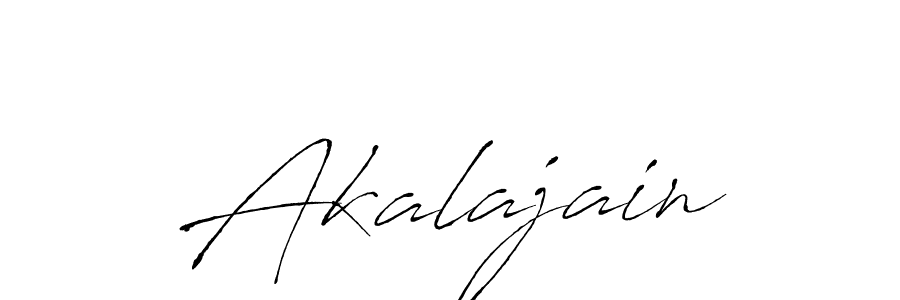How to make Akalajain signature? Antro_Vectra is a professional autograph style. Create handwritten signature for Akalajain name. Akalajain signature style 6 images and pictures png