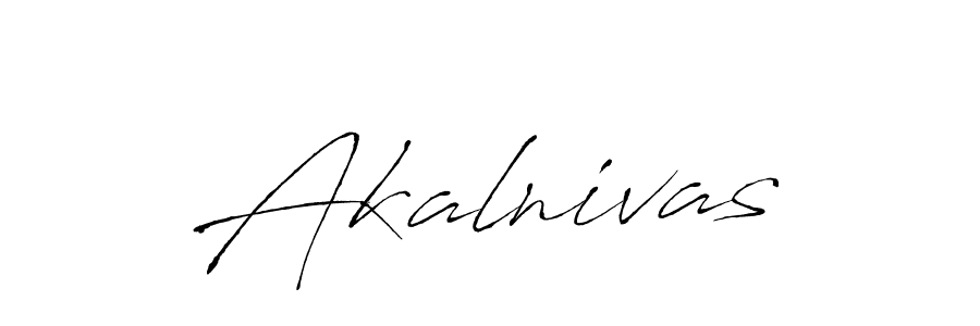 Design your own signature with our free online signature maker. With this signature software, you can create a handwritten (Antro_Vectra) signature for name Akalnivas. Akalnivas signature style 6 images and pictures png