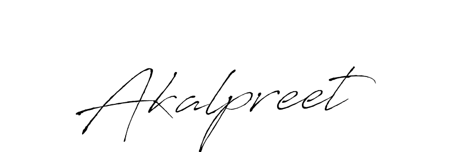 Design your own signature with our free online signature maker. With this signature software, you can create a handwritten (Antro_Vectra) signature for name Akalpreet. Akalpreet signature style 6 images and pictures png